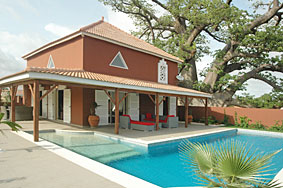 villa résidence le totem saly sénégal